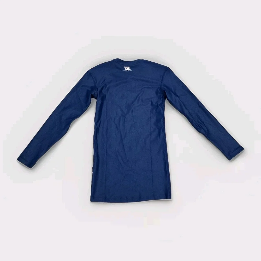 Jiu Jitsu Blue‎ Belt Rank Rashguard Adult Small Long Sleeve BJJ Blank IBJJF MMA - Picture 3 of 3